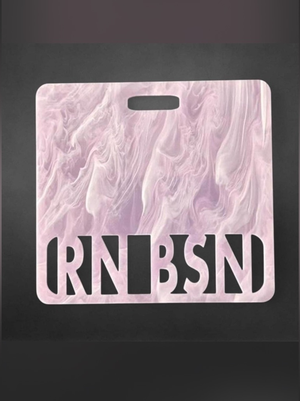 Marble RN BSN Badge Accessory